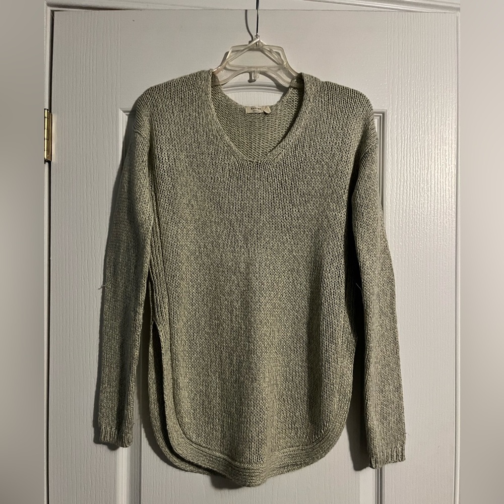Francesca’s sweater with elbow patches